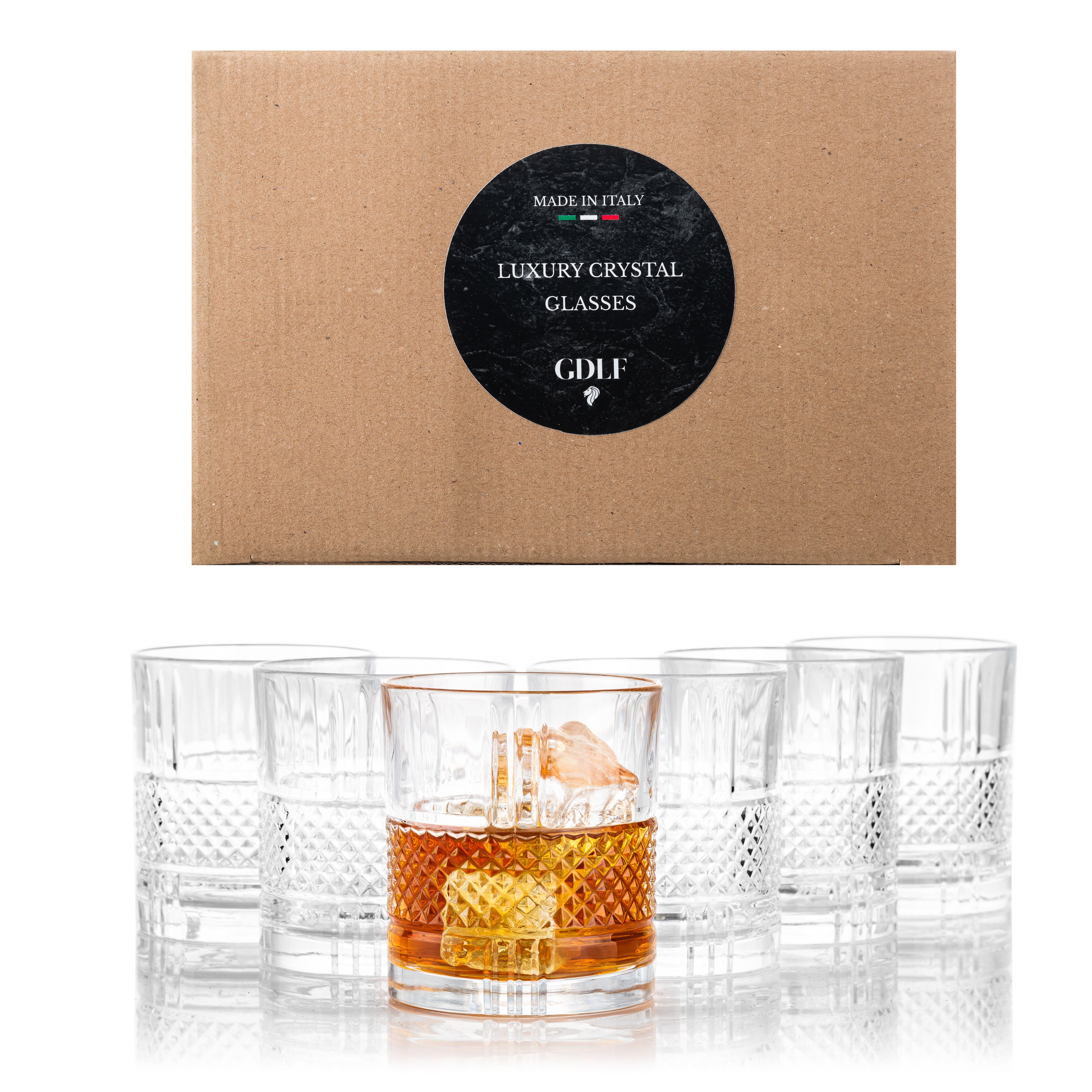 Set van 6 Italiaanse Glazen Set Superior | Giftset