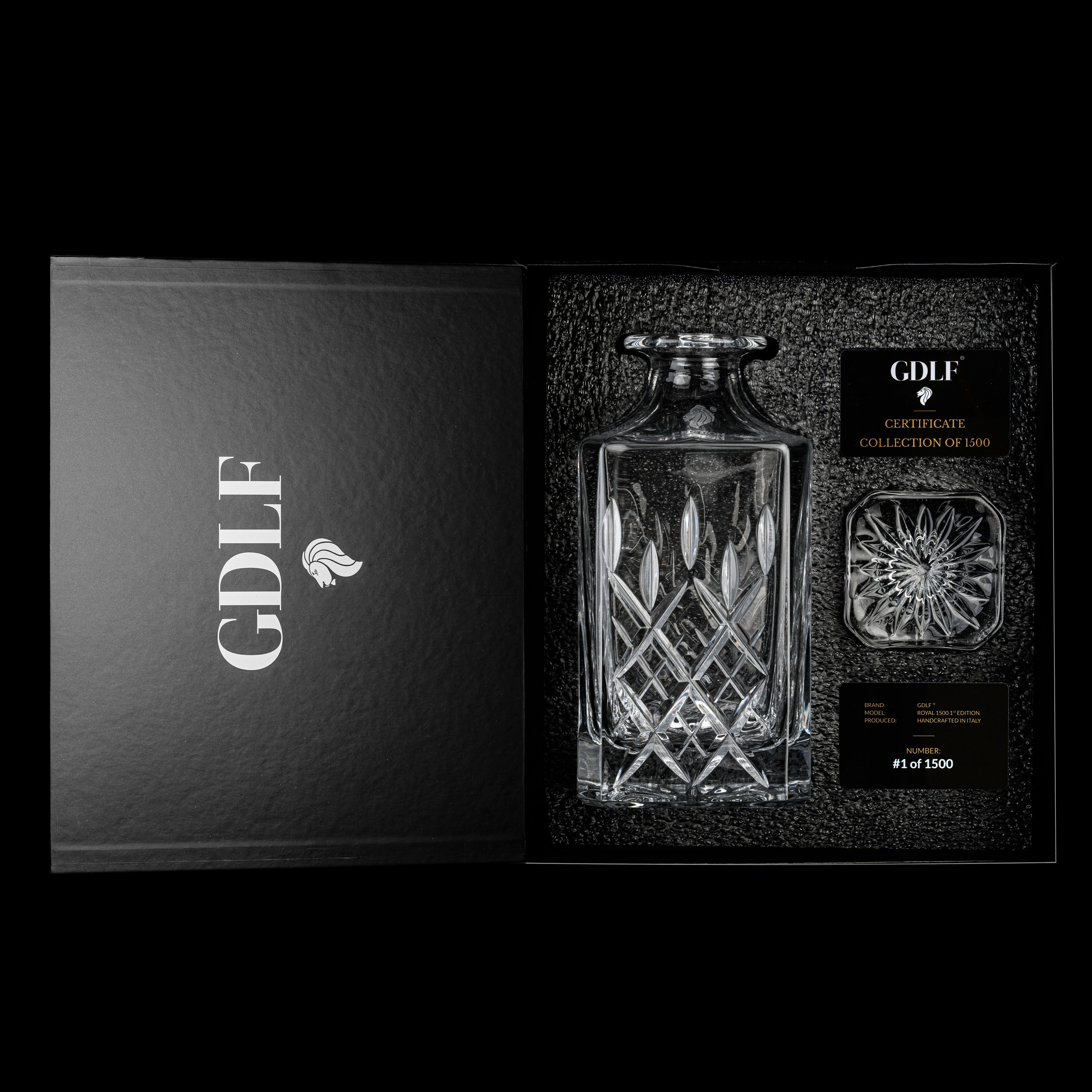 Handgemaakte Limited Edition Whiskey Karaf