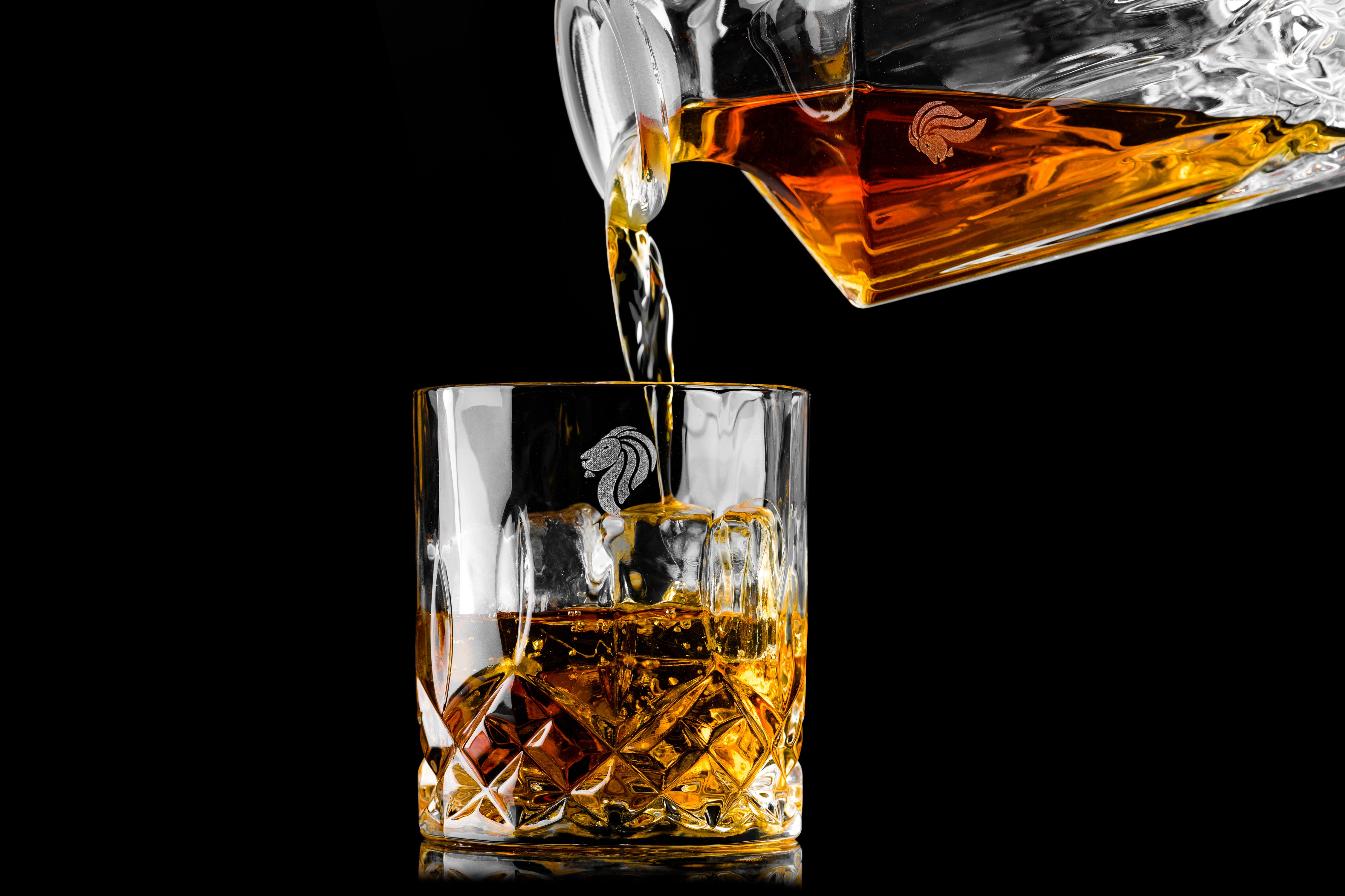 Set van 6 Whiskey Glazen Vintage | Giftset