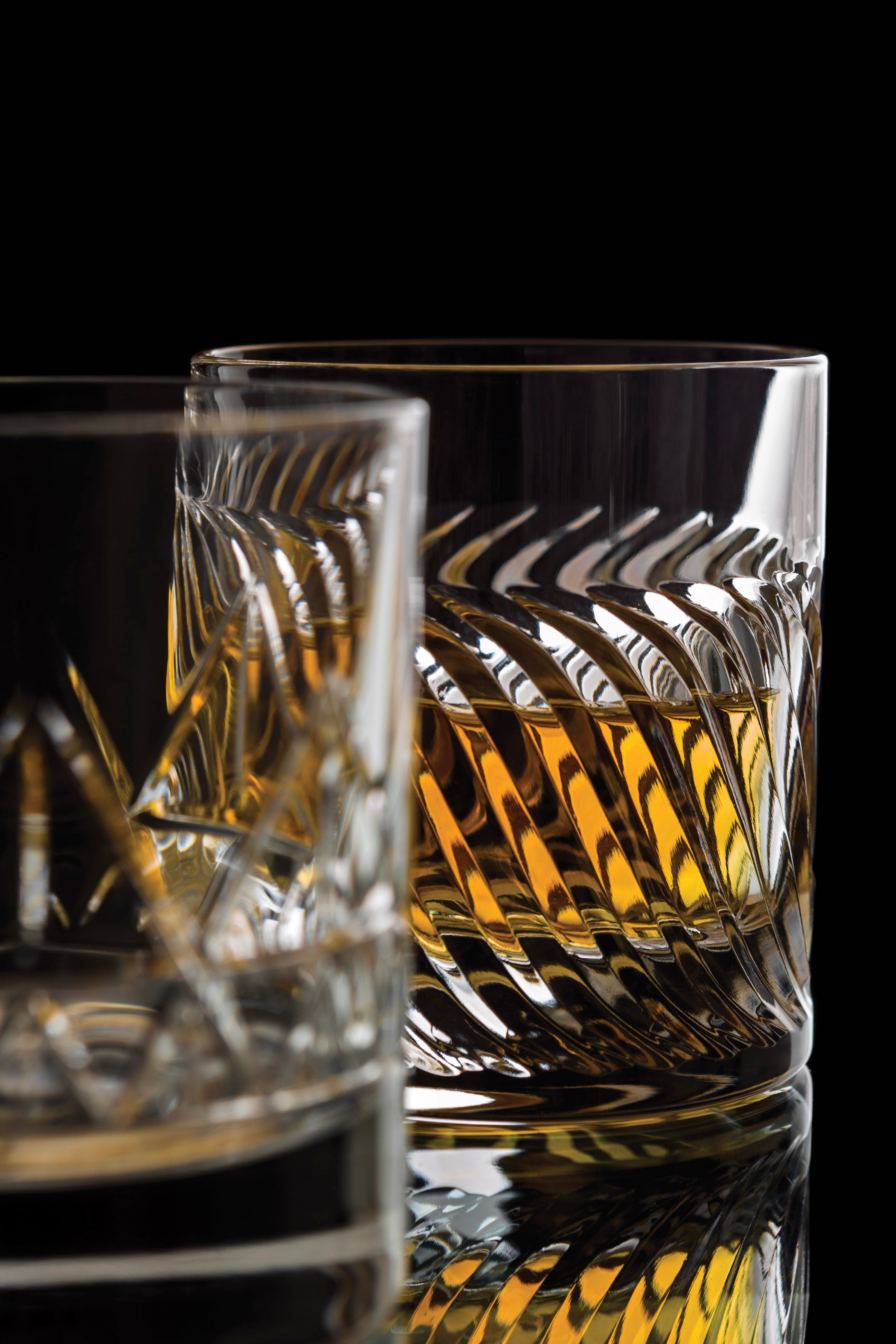 Handgemaakte kristallen Whiskey Glazen in Giftbox | Set van 2