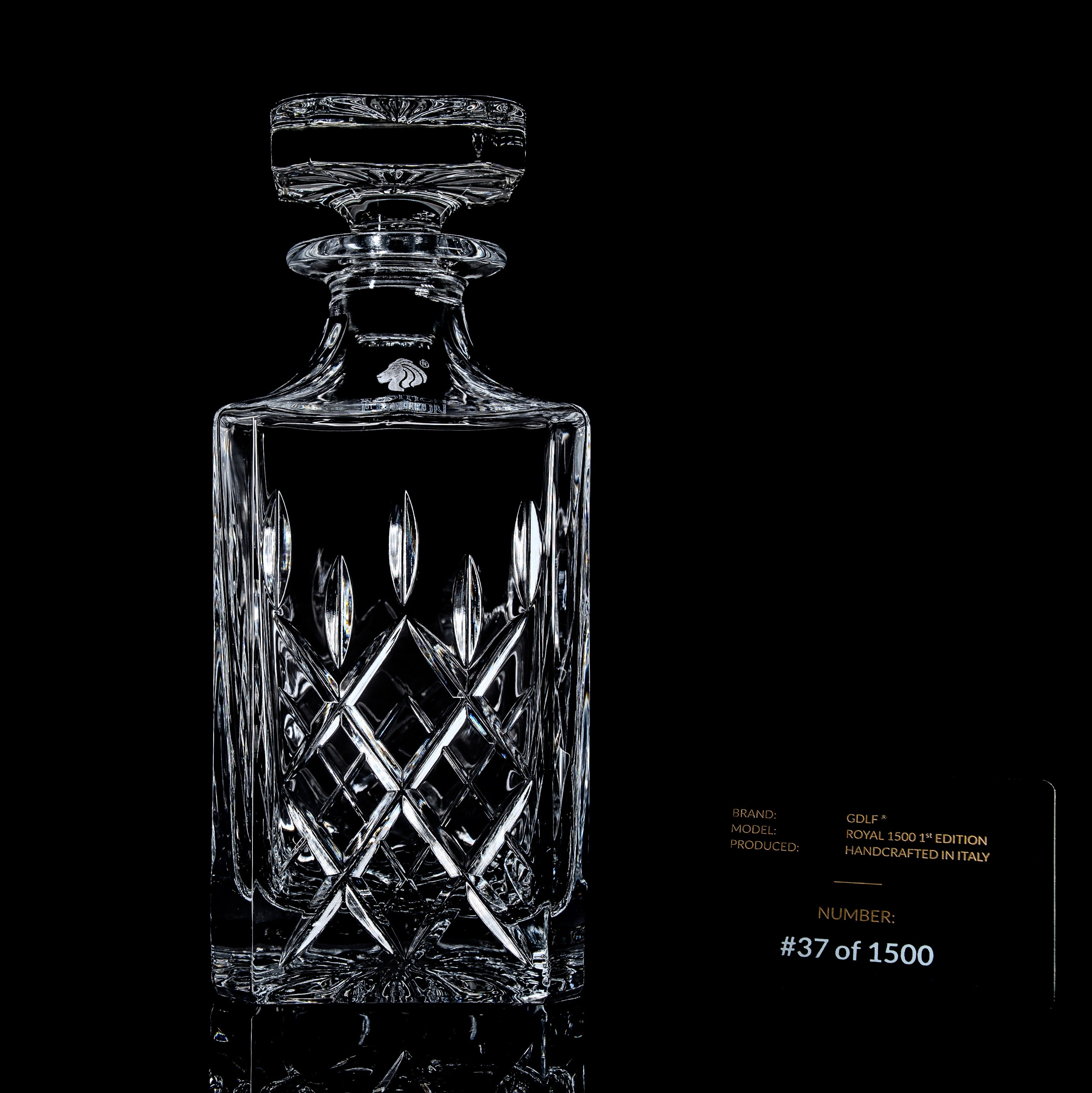 Handgemaakte Limited Edition Whiskey Karaf