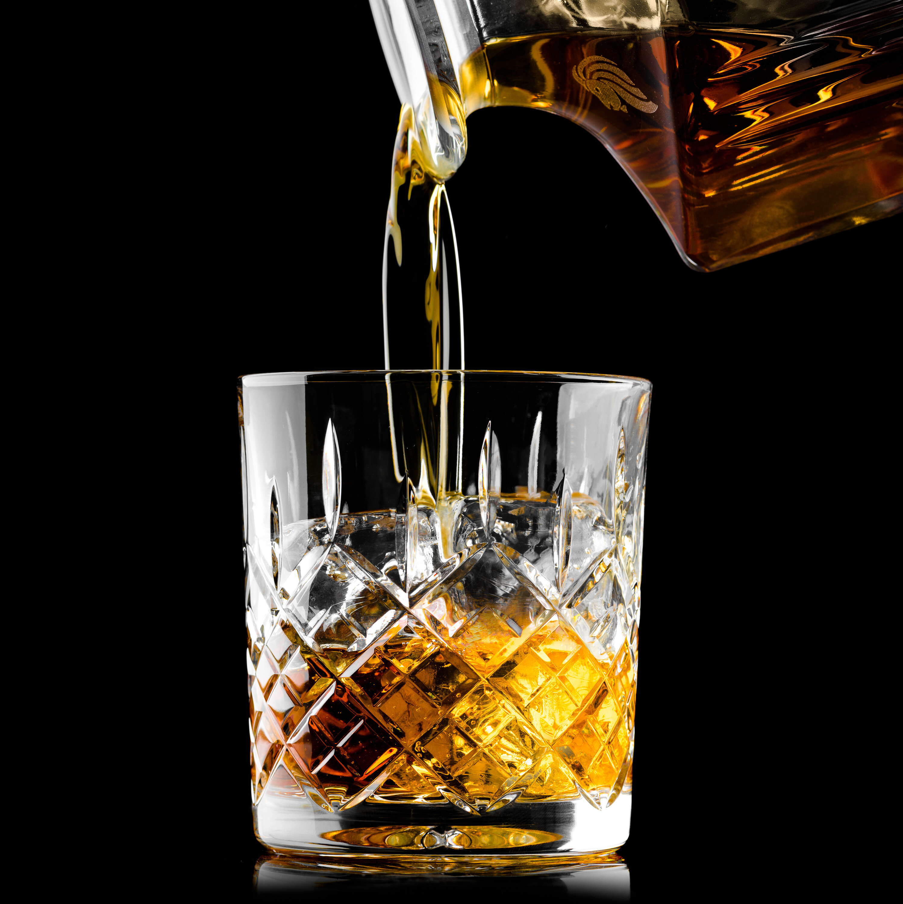 Handgemaakt kristallen Whiskey Glas Royal in Giftbox