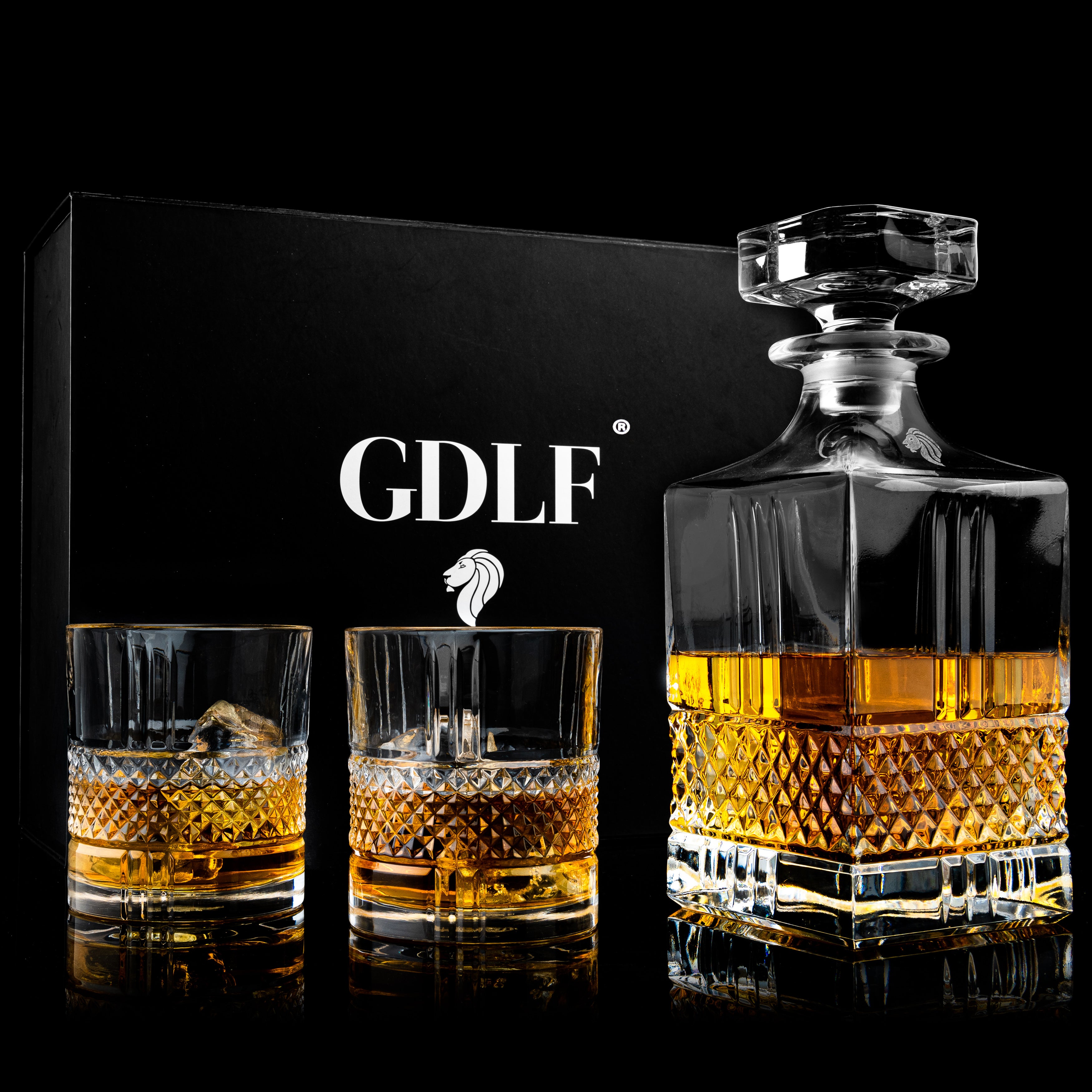 Whiskey Karaf Set Superior in Luxe Giftbox