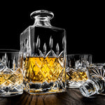 Handgemaakte kristallen Whiskey Glazen Royal | Set van 2