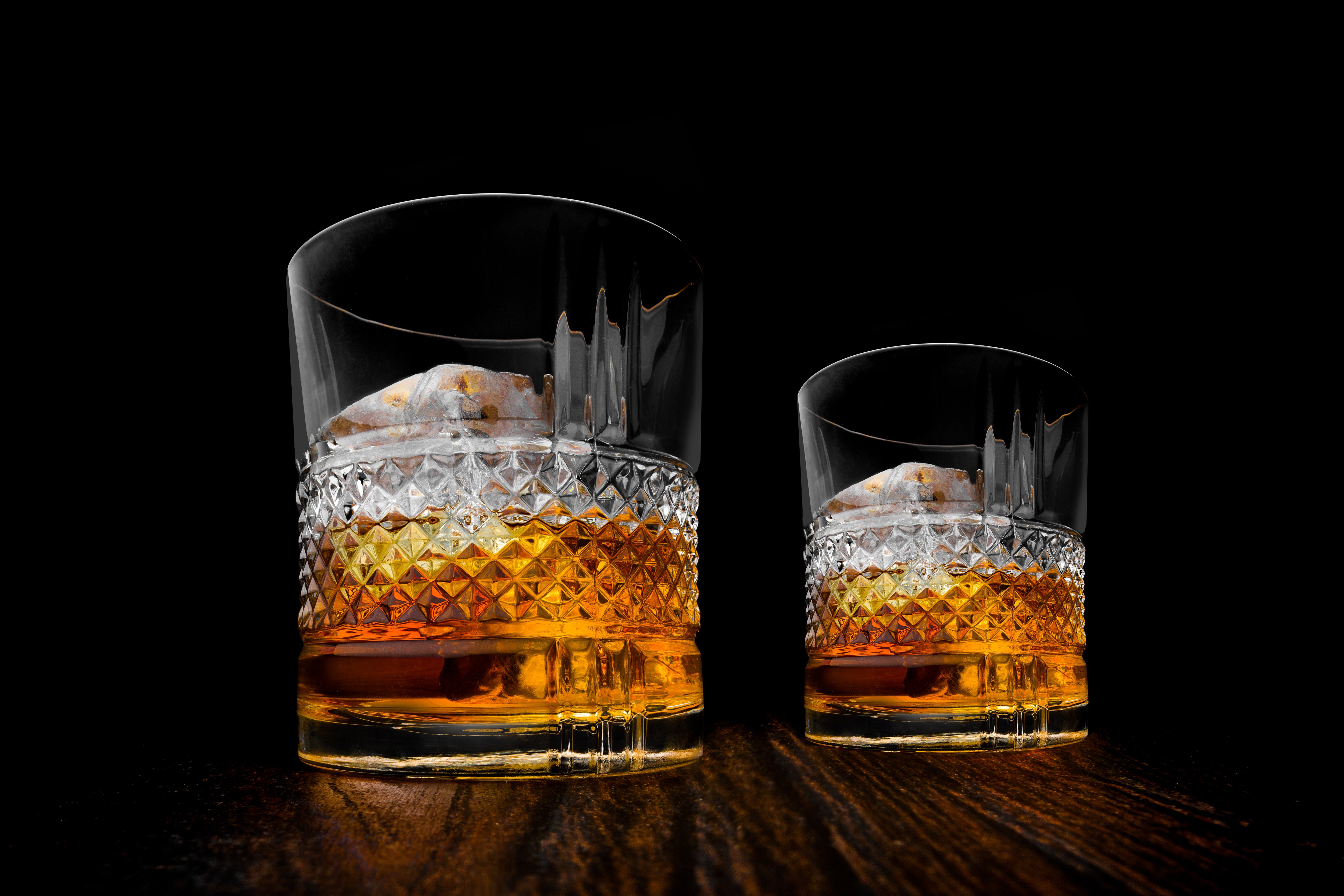 Whiskey Glazen Superior Set van 2