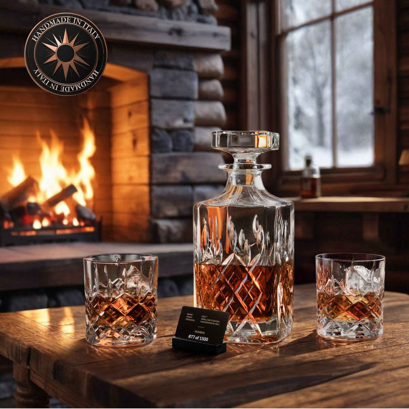 Limited Edition Whiskey Karaf | Handgemaakt